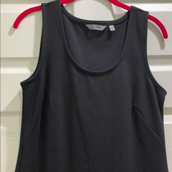 Athleta Black Stretch Ponte Knit Shift Dress S - Picture 3 of 7